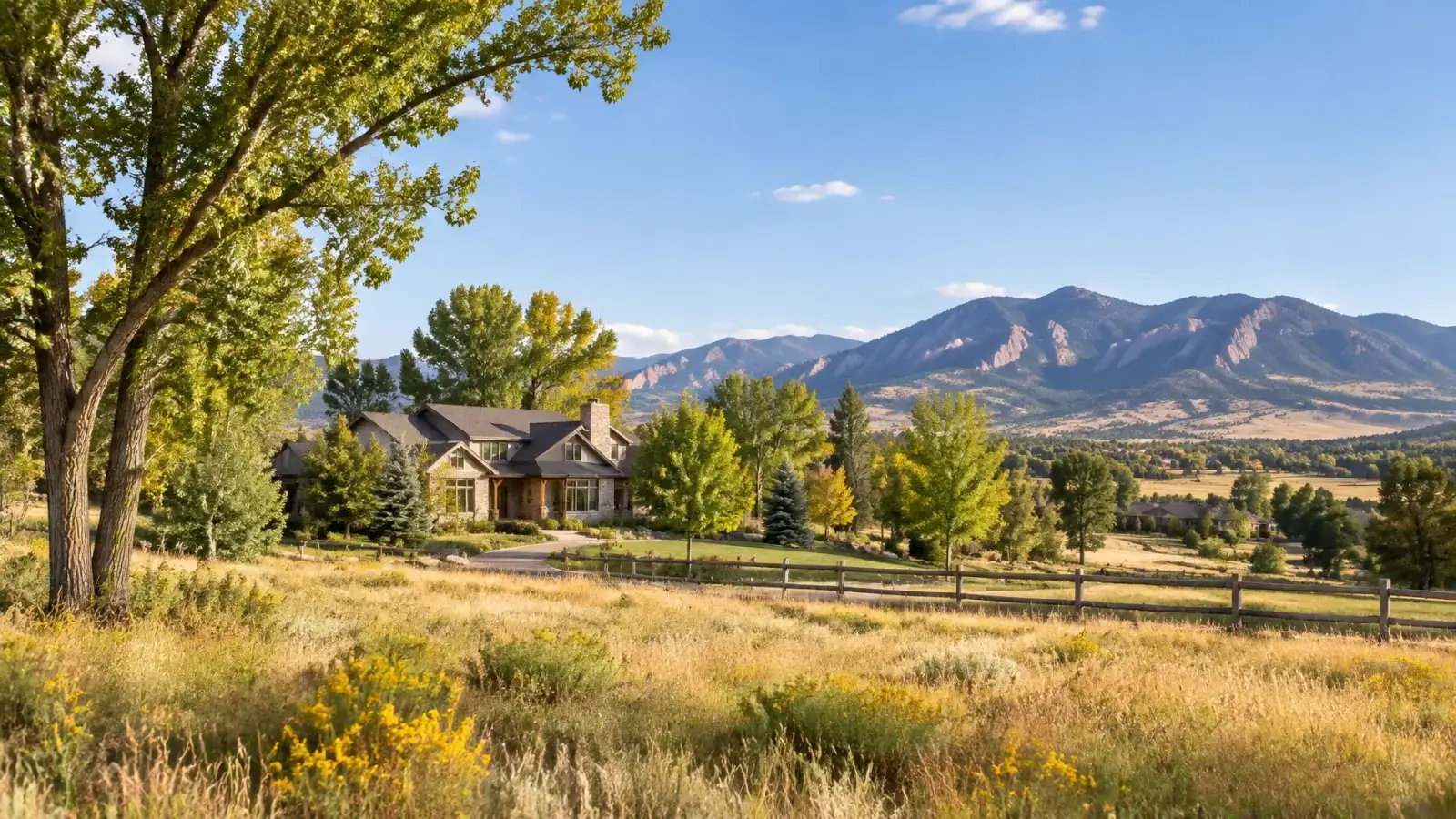 Niwot and Gunbarrel area landscape from the published article